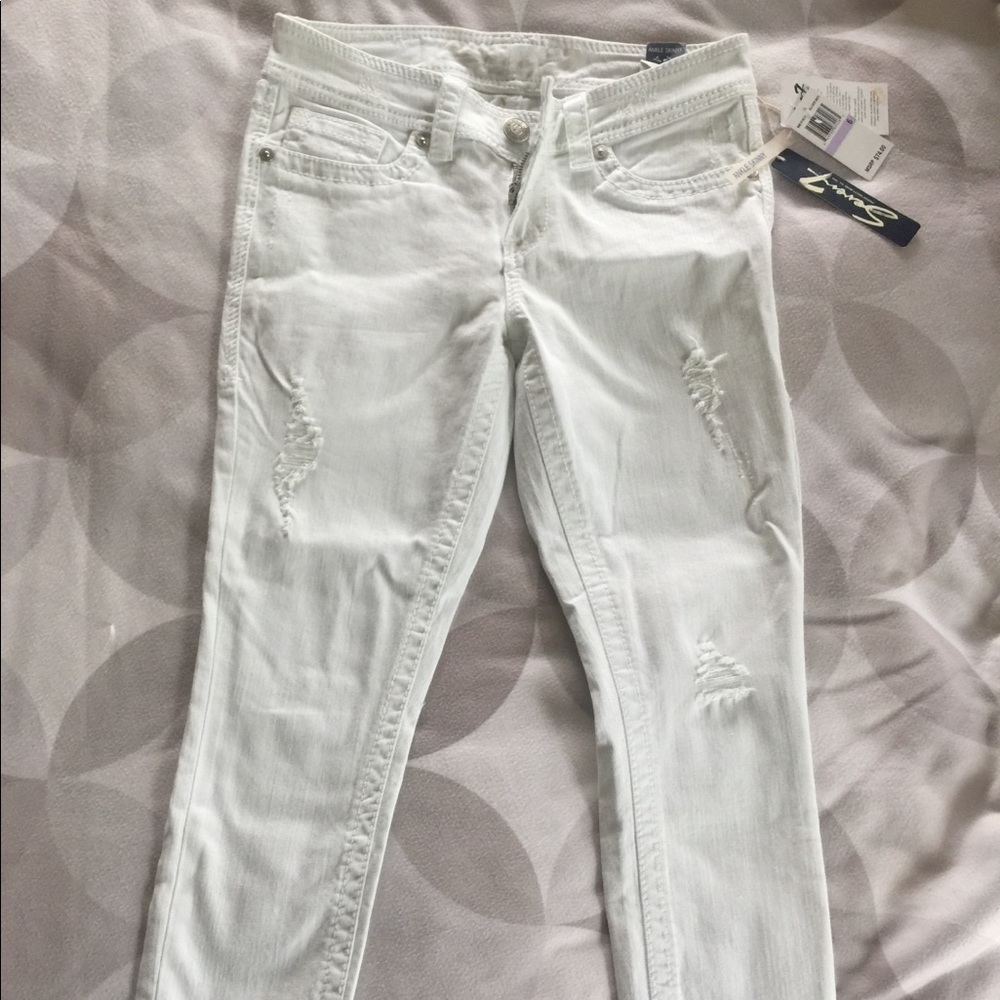 Seven 7 brand white skinny jeans size 6